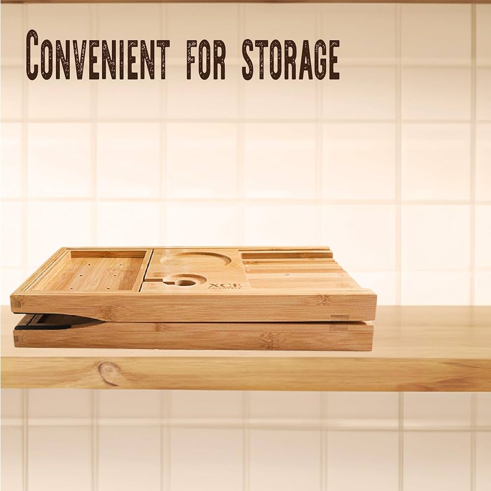 Teerdidkya♡ Amazon.com: XcE Bathtub Caddy Tray Expandable to 105cm with